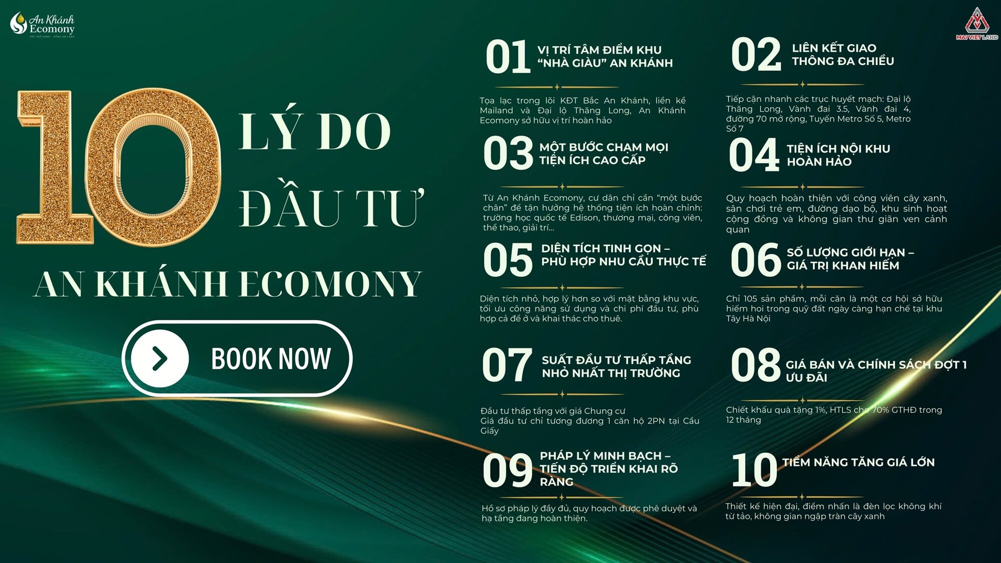 10 lý do nên đầu tư dự án an khánh economy