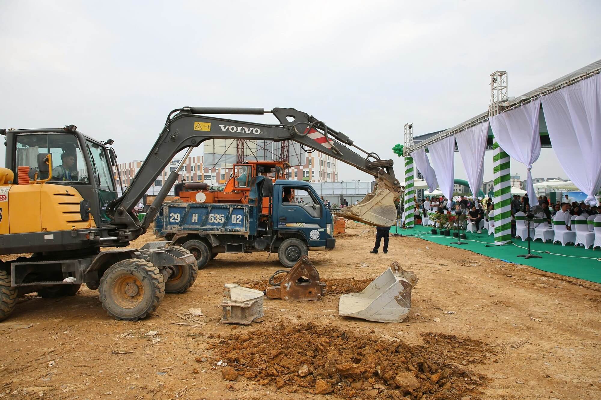 Lễ khởi công dự án An Khánh Ecomony tại xã Sơn Đồng, Hà Nội