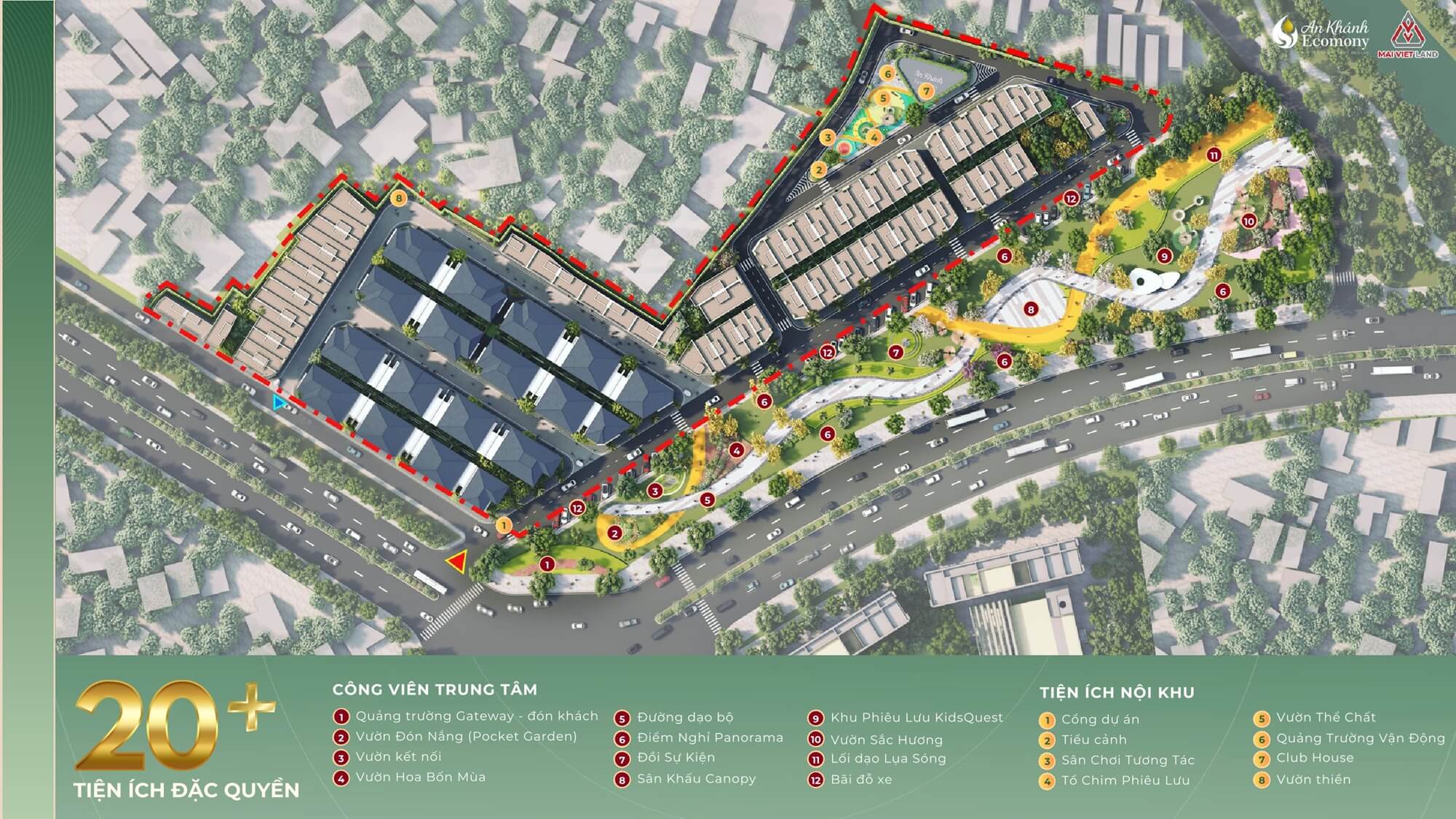 tiện ích dự án an khánh economy sơn đồng