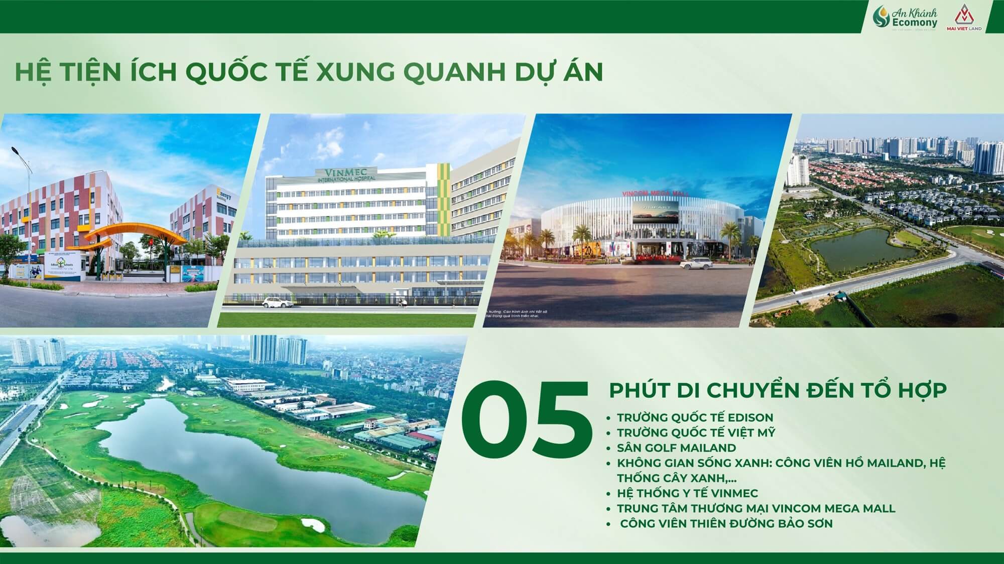 tiện ích ngoại khu dự án an khánh economy sơn đồng