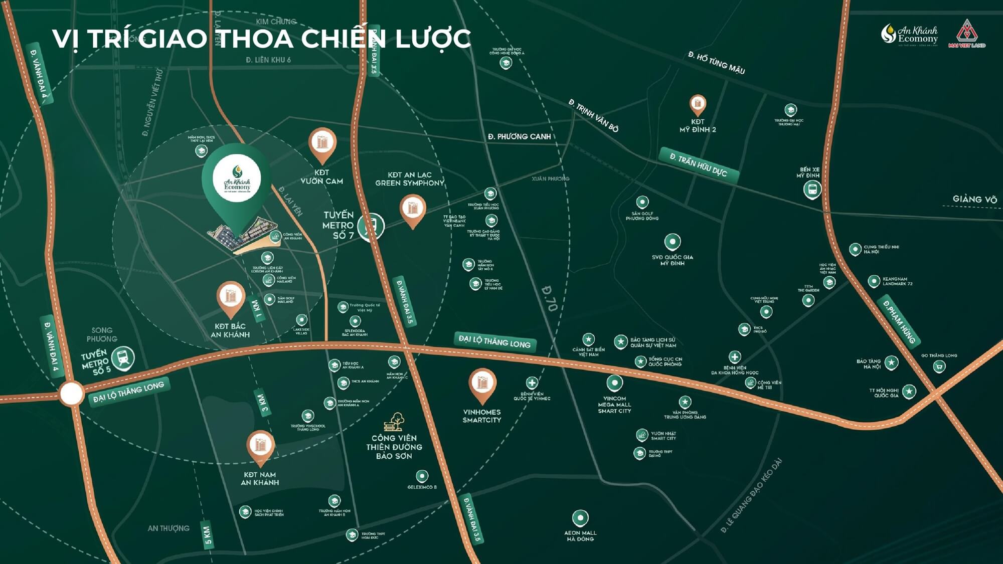 Vị trí dự án An Khánh Economy